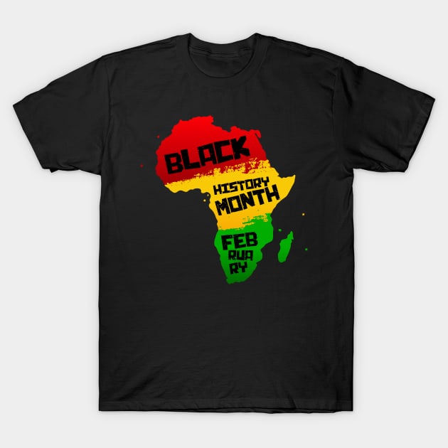 black history month february disaster T-Shirt by irvanelist